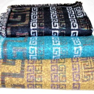 マフラー雷紋柄